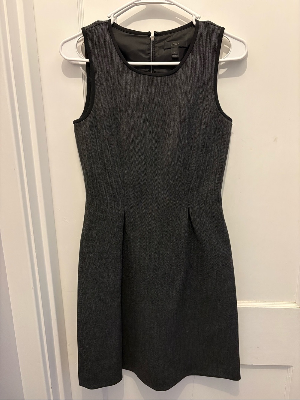 J. Crew Dark Charcoal Suit Dress